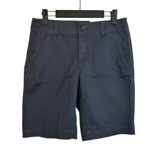 Nwt Loft Dark Gray Washed Twill Bermuda Shorts